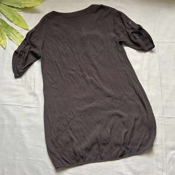 ⭐️BCBG MaxAzria Rosetta Dress In Charcoal⭐️ - Picture 4 of 6